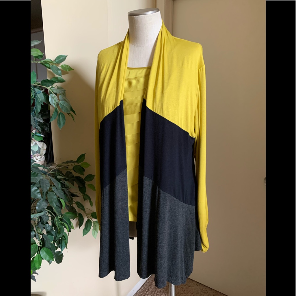 Elegant Alfani Set Of Dress Top And Sweater.